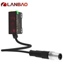 LANBAO 8CM 10-30V DC PNP NC 3/4 wires optical proximity switch sensor with 3pins